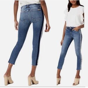 Joe’s Jeans Size 28 Icon Mid Rise Skinny Crop Jean With Side Seam Detail